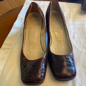 Vintage tortoise skin shoe